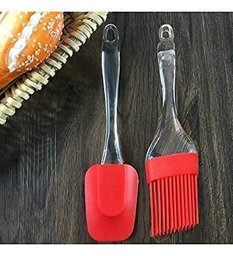 Silicone Oil Brush with Spatula Brush
