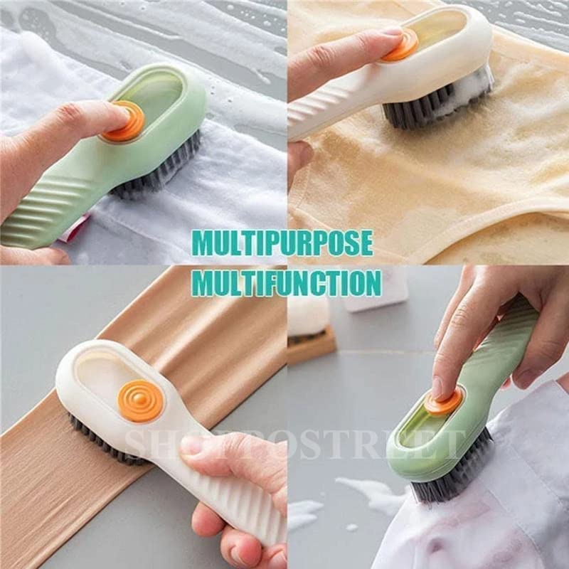 Multipurpose Soap Dispensing Cleaning Brush