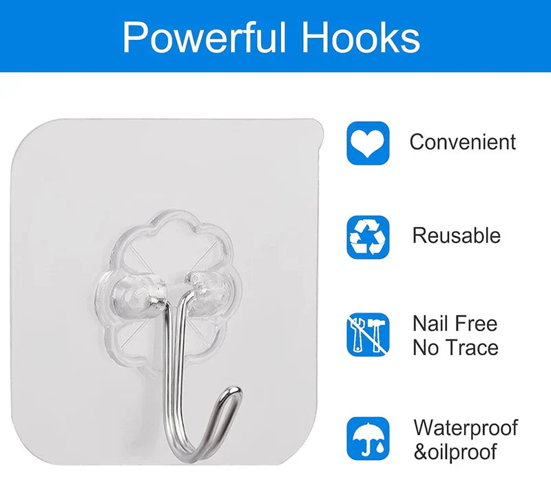 180° Adjustable Adhesive Steel Hook