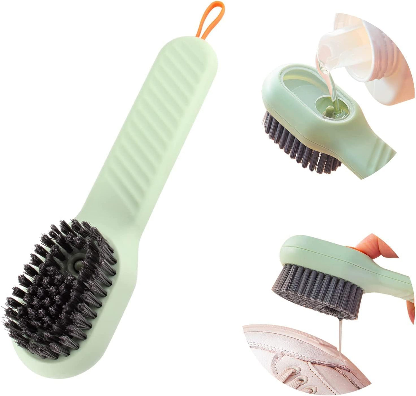 Multipurpose Soap Dispensing Cleaning Brush