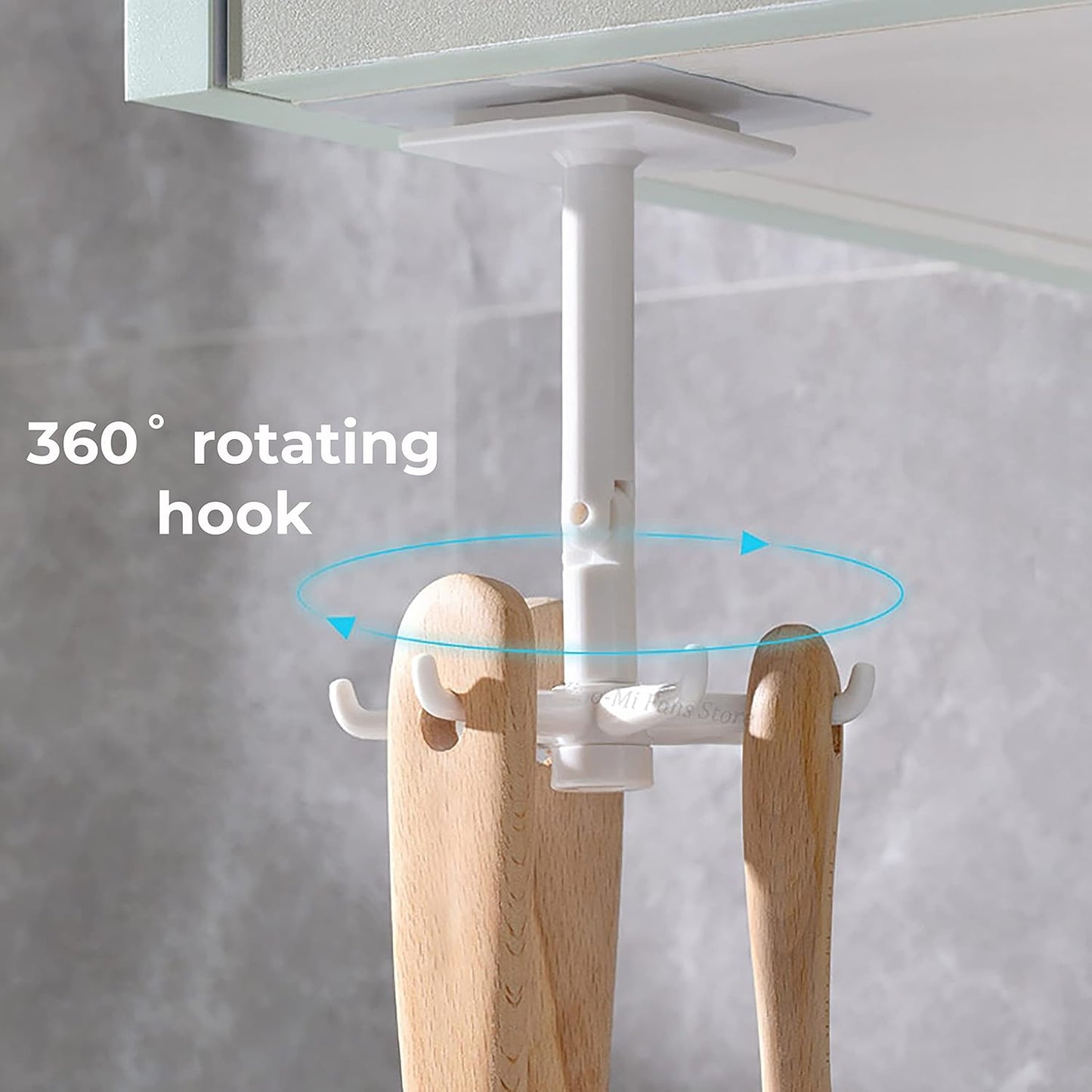 Wall Hook - 360 Degree Rotating