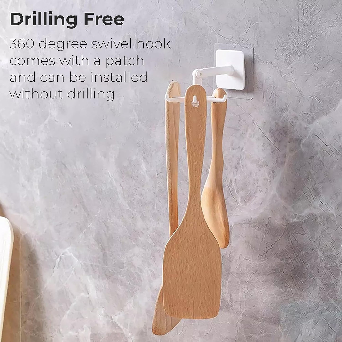 Wall Hook - 360 Degree Rotating