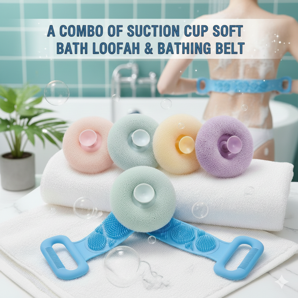 The Ultimate Bathing Belt + Soft Loofah