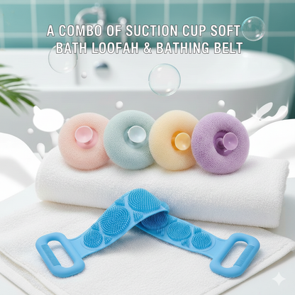 The Ultimate Bathing Belt + Soft Loofah